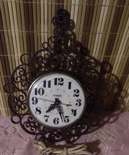 VINTAGE TIMEX KABELGEBUNDENE ELEKTRISCHE UHR