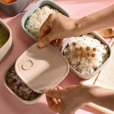 3 Set, Reusable 27oz Food Meal Prep Storage Container Microwave Dishwasher Safe