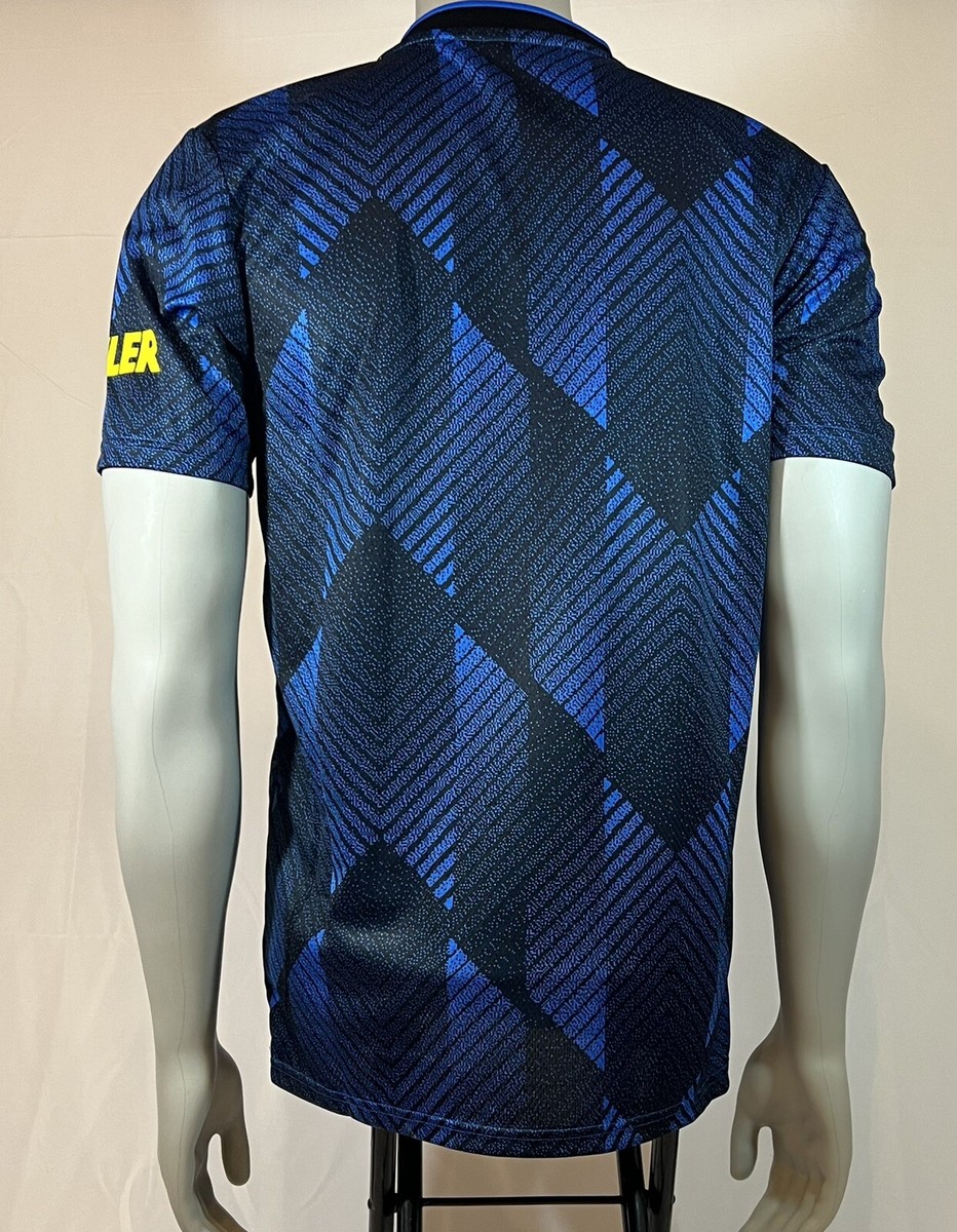 adidas MANCHESTER UNITED サッカーシャツ 新品 Mサイズ man1617-gryt.jpg