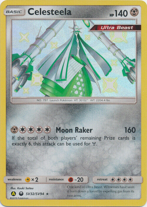 Carta Pokemon Celestela (sv32/94) Shiny