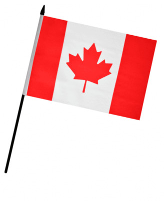 Kanada Handflagge (9'' x 6'')