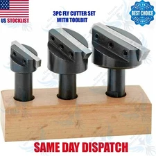 Fly Cutter Set for Milling Machine | Hardened Tool Steel 1/2" Shank
