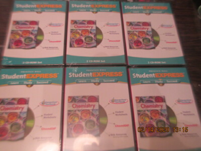 6 Prentice Hall Student Express Chemestry Interactive Textbook CD-ROM BRAND NEW