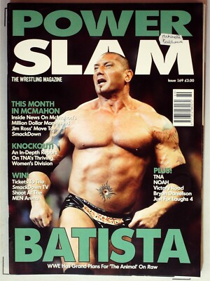 Power Slam Magazine August 2008 mbox3412/f Batista.
