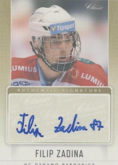 2016-17 OFS Classic ELH Czech Extraliga - Authentic Signatures Filip ...