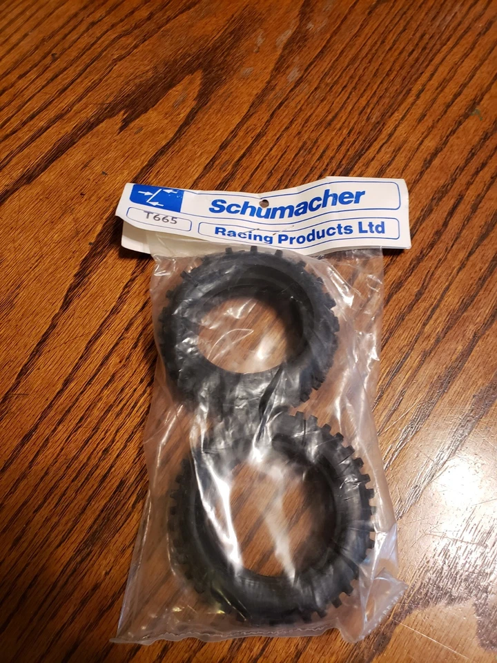 SCHUMACHER RACING T665 RC Buggy Tires 1/10 C.A.T. 1/12 ‘C’ Rc10,losi - Image 3 of 3