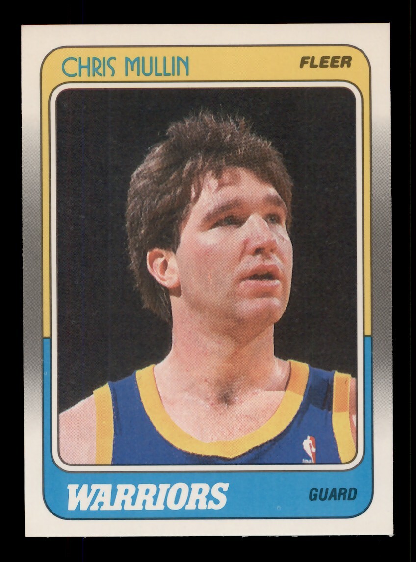 1988-89 FLEER #48 CHRIS MULLIN GOLDEN STATE WARRIORS