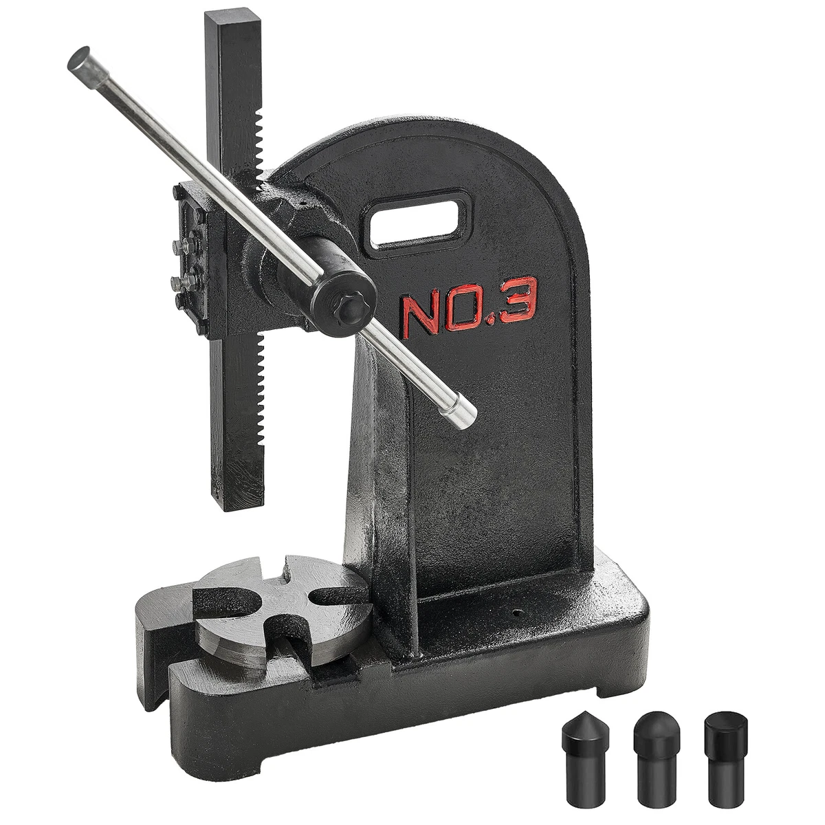 VEVOR Arbor Press 3 Ton Manual Desktop Press Lever Mountable