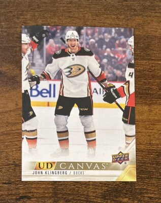 2022-23 Upper Deck Extended UD Canvas John Klingberg #C274 Ducks Maple Leafs