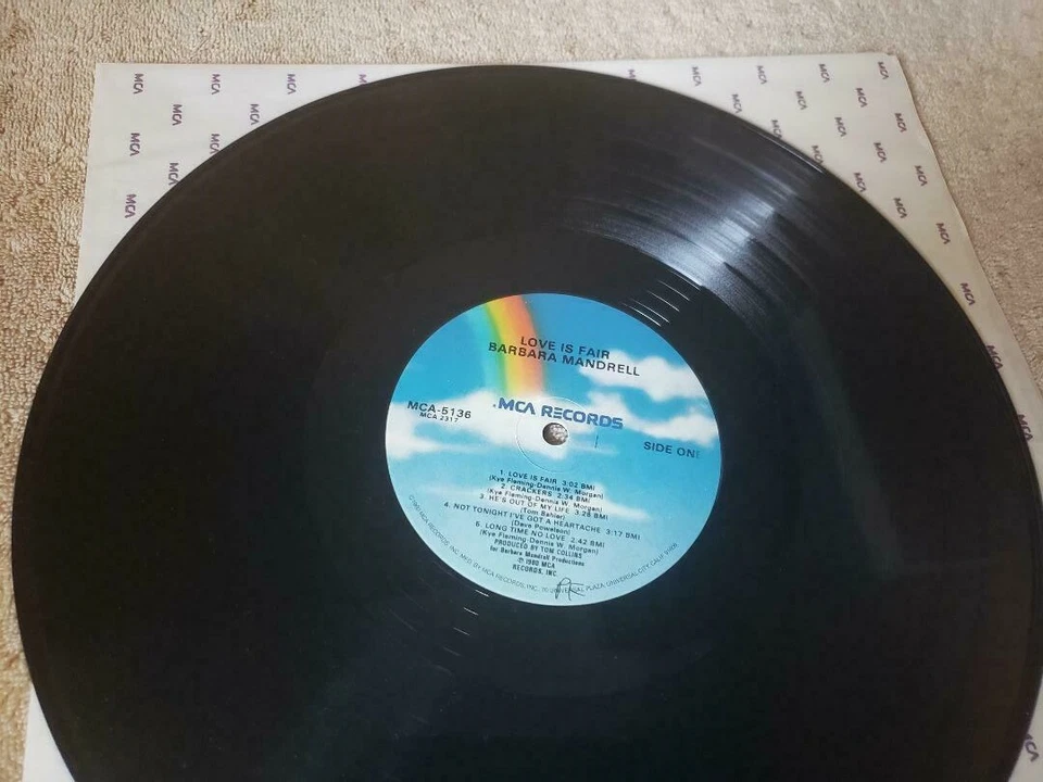 BARBARA MANDRELL ~ LOVE IS FAIR ~ MCA-5136 ~ 1980 ~ LP ~ EX/NM - Image 4 of 4