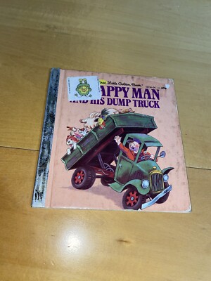 Vintage 1978 The Happy Man And His Dump Truck A First Little Golden Book