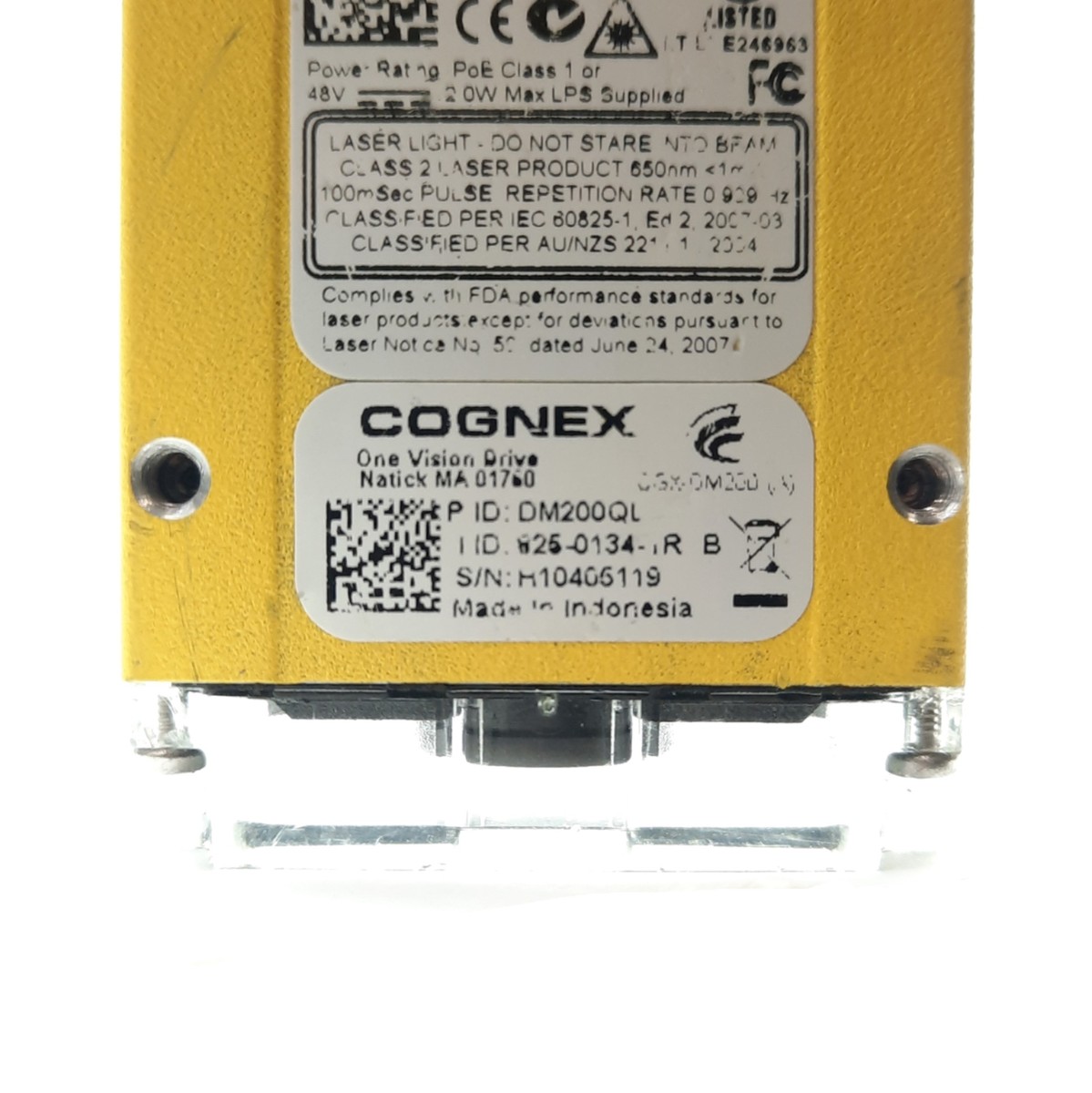 Cognex DM200QL Dataman 200 Barcode Scanner/Reader Liquid Lens