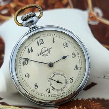 Pocket Watch USSR Zlatoustivs kiy VERY RARE SOVIET Vintage Watch 15 Jewels