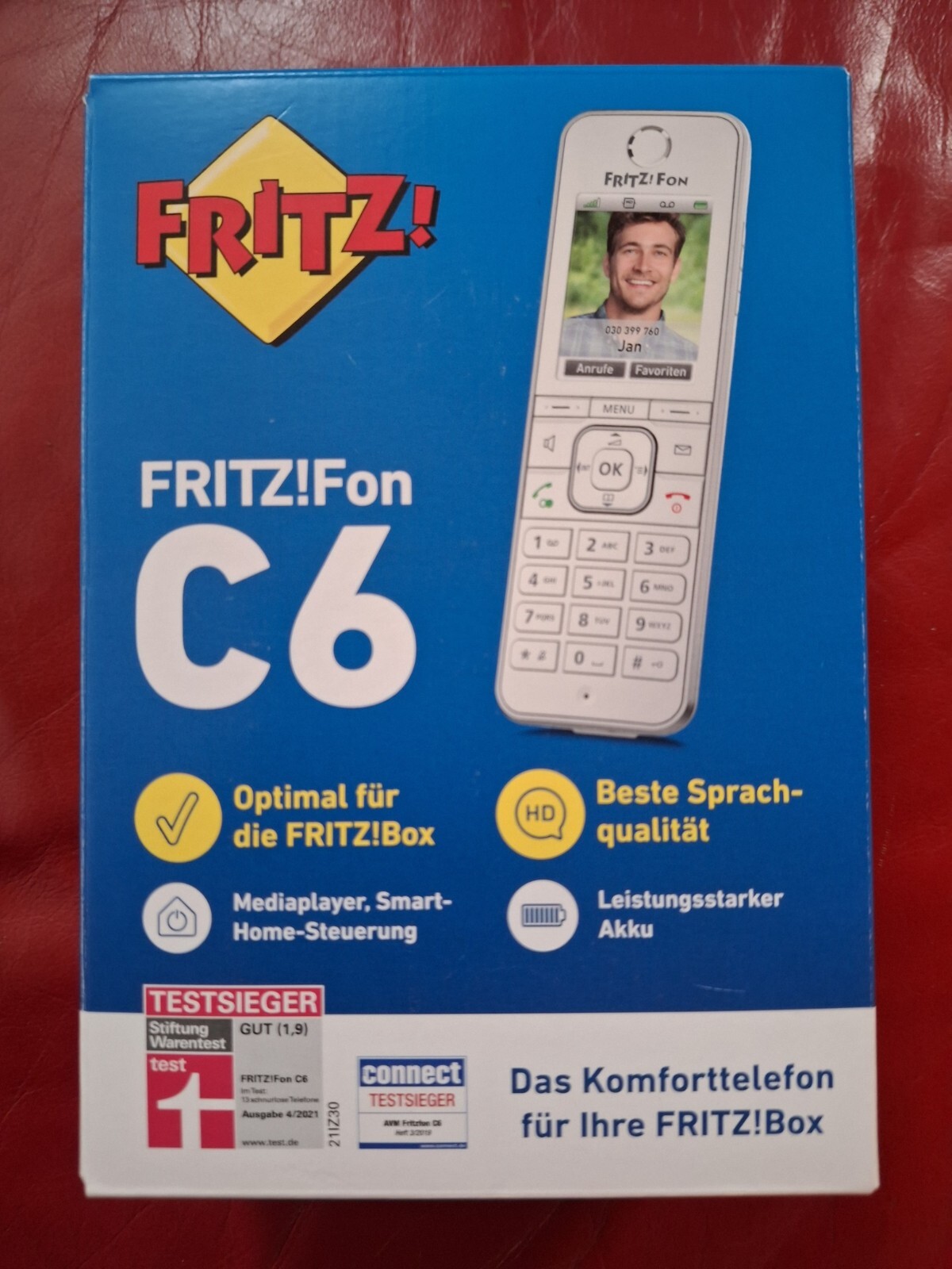 Fritz Fon C3 Lässt Sich Nicht Einschalten AVM FRITZ!Fon C6 Schnurloses DECT-Komforttelefon - NEU und OVP