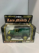 Vintage Oldtimer Lok mobiles Modellauto mit Rückzugaktion NEU GRÜN