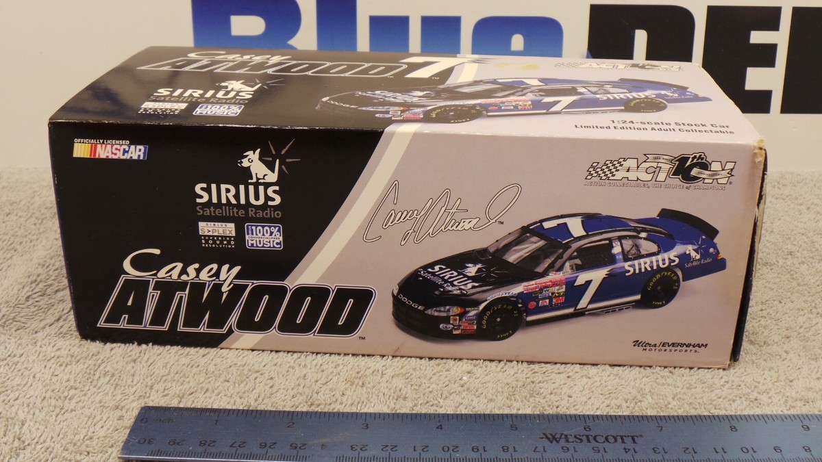 Casey Atwood 2002 #7 Sirius Satellite Radio Muppets Rowlf Diecast Car 1