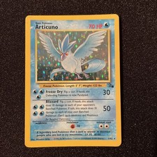 Articuno 2/62 Fossil Holo Pokemon Holo
