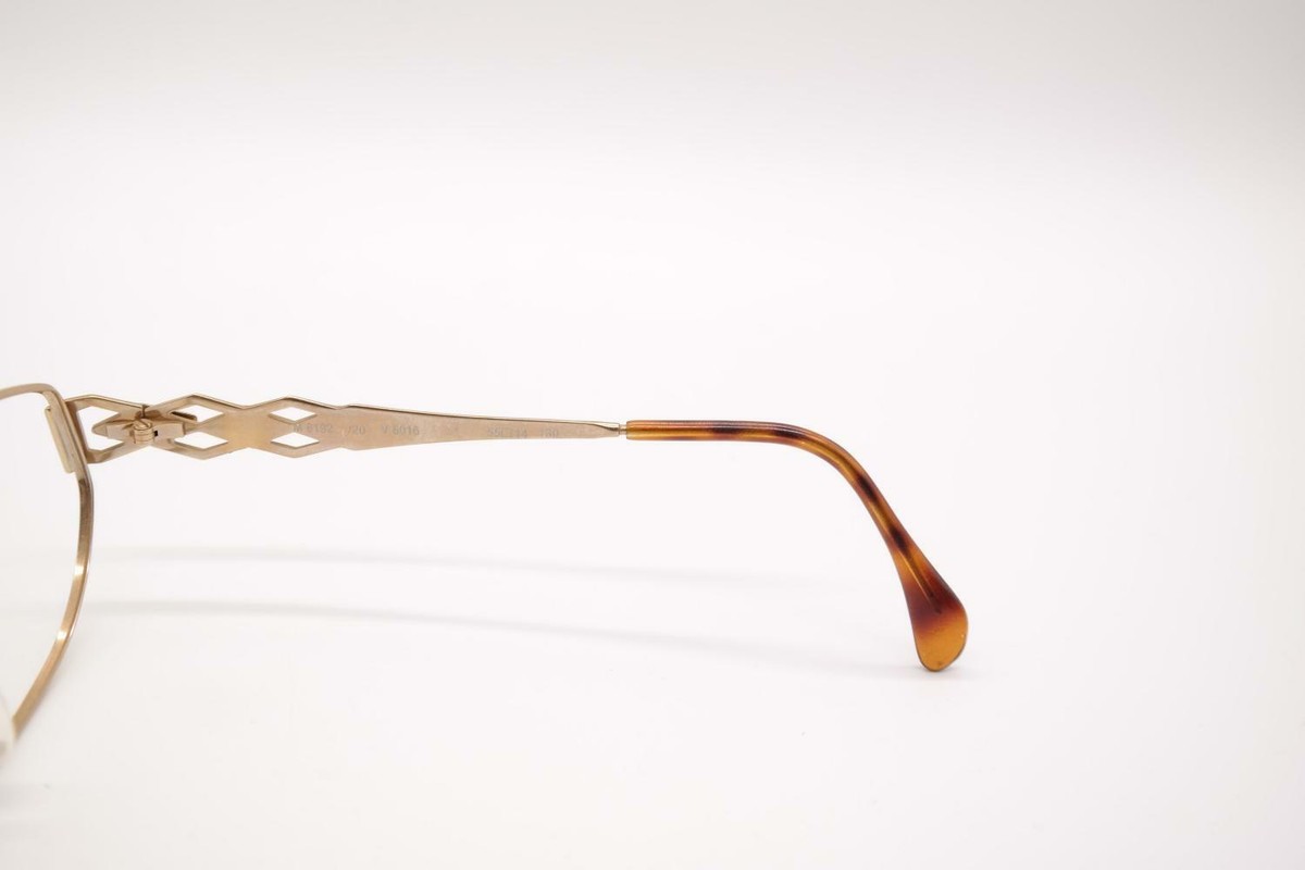 Monture De Lunettes Silhouette M 6192 /20 - Vintage Or Multicolore Ovale - Allemagne - Occasion