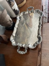 Vintage Silver plated Tea Tray