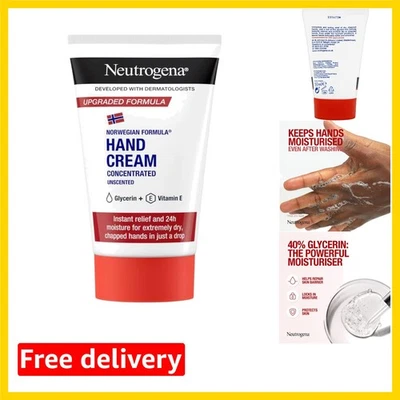 Neutrogena Norwegian Formula Hand Cream Concentrated Unscented Quick Relief 75ml