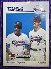 1991 Line Drive Pre-Rookie - AA Tony Taylor, Todd Oakes #325 (RC)