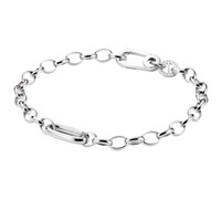 Thomas Sabo Schmuck Damen Charm-Armband Connect Silberfarben C1202-M02-21-L17