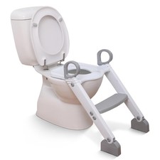 Toilet Seat with Steps - Adjustable Potty Seat with Splash Guard, Potty Toppe...