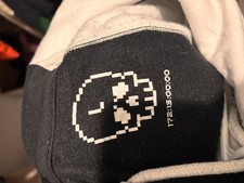 NEW Unus Annus Black And White Split Hoodie 