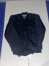 Bulwark FR Jacket S Reg Navy Flame Resistant Bomber Workwear