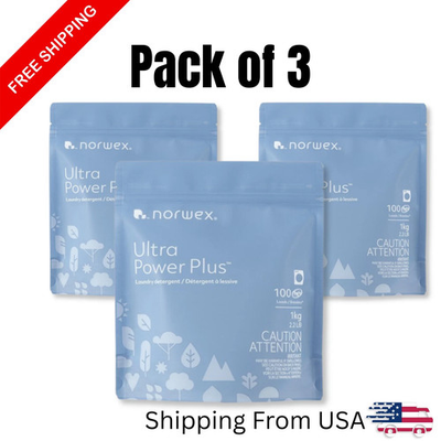 #ad Norwex Ultra Power Plus™ Laundry Detergent Pack of 3 1kg or 2.2lb each $42.00