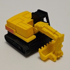 Micro Machines Construction Vehicle Excavator Digger Yellow Black