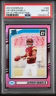 2024 PANINI DONRUSS OPTIC PREVIEW-PINK #389 JAYDEN DANIELS ROOKIE RC PSA 8