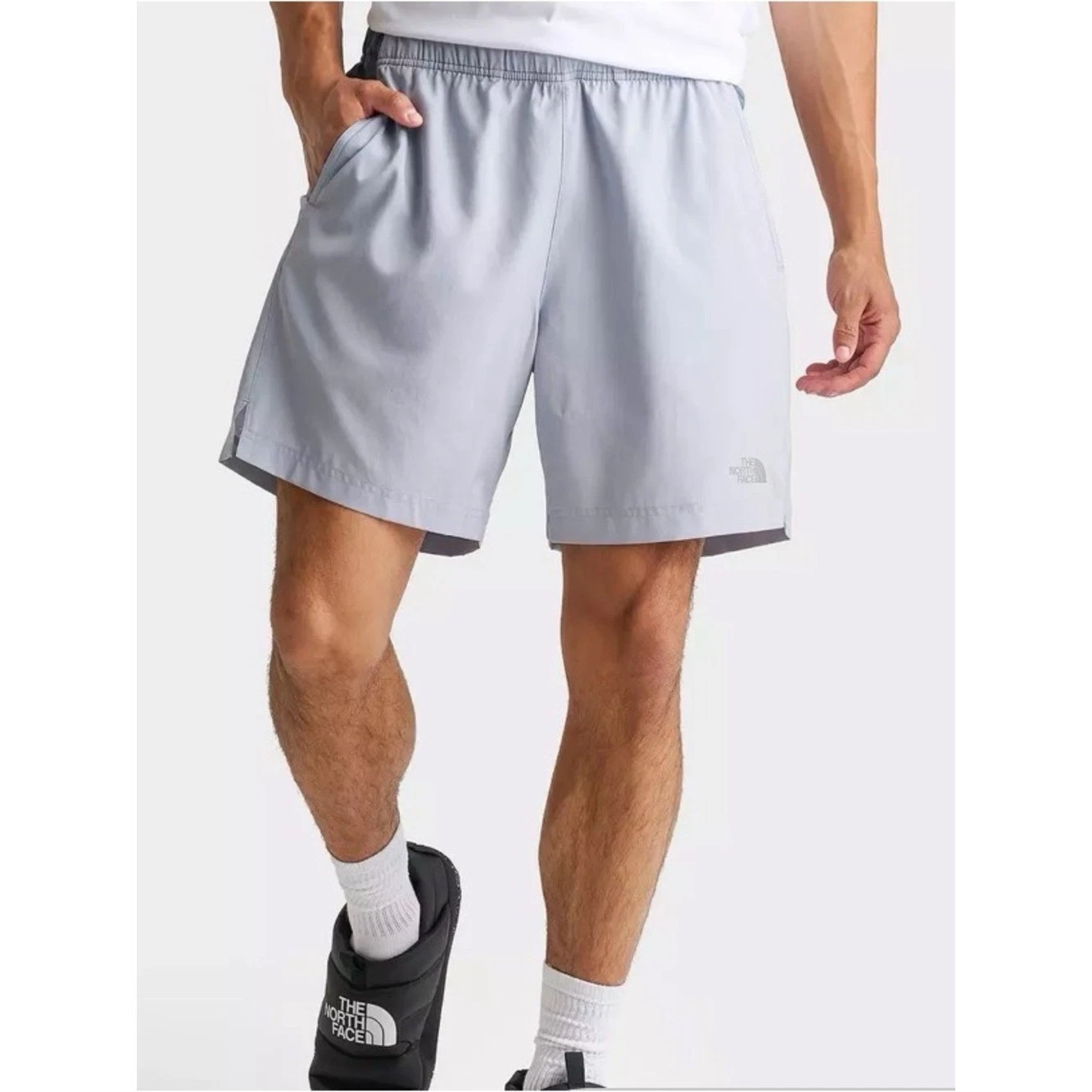 The North Face Men's Class V Pull-On Shorts Light Gray XXL Performance Flashdry