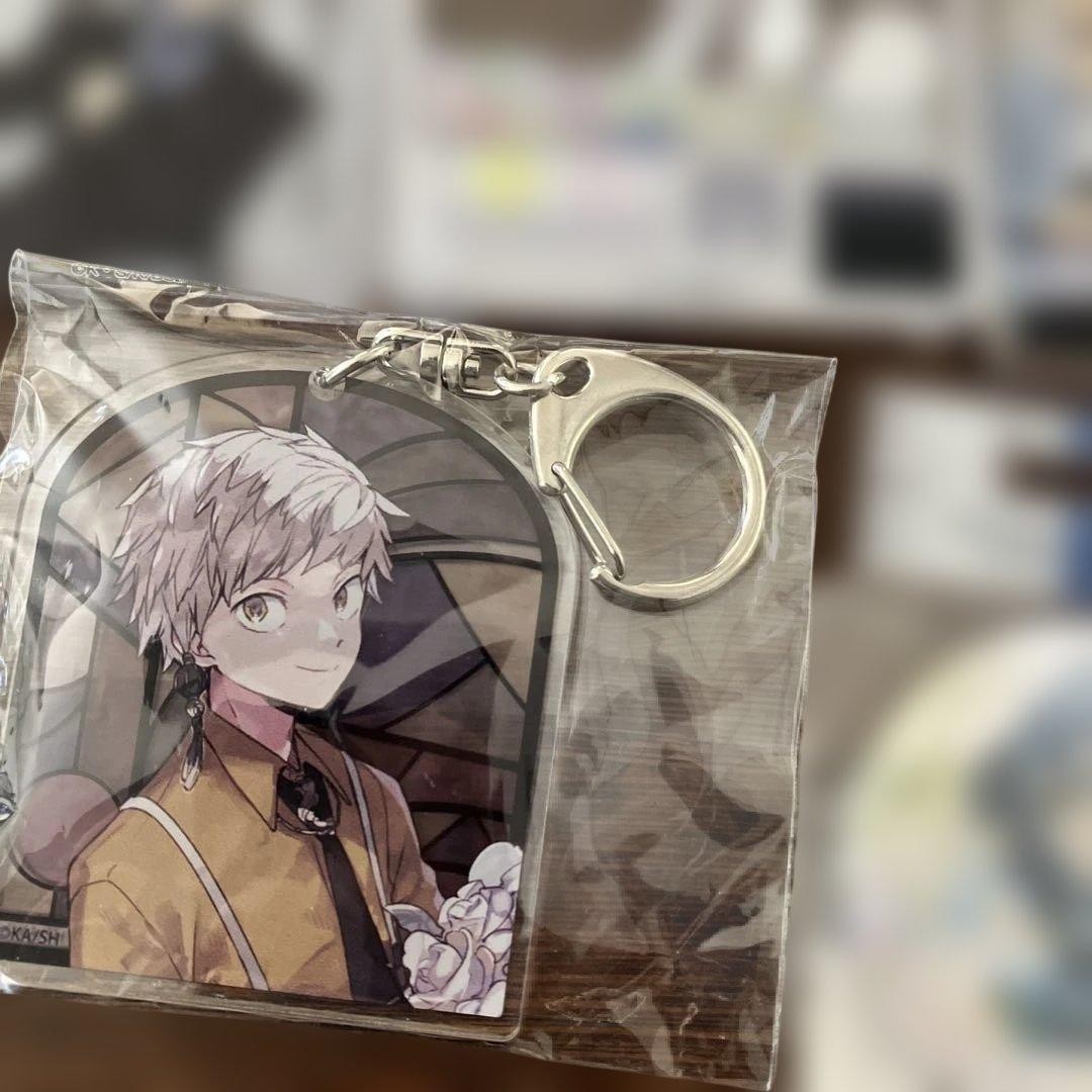 ATSUSHI /TheWORLDWORKS★3CD+GOODS★新品★Kαin Nakajima Atsushi Keychain Acrylic Collectible Character Goods