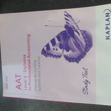 AAT LEVEL 4 KAPLAN Internal Accounting & controls STUDY TEXT AQ2022 NEW