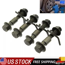 4Pcs 12mm Universal SUV Car Four Wheel Alignment Adjustable Camber Bolts Steel