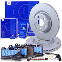 ATE Bremsscheiben Ø345 +BremsbelÄGe+Warnkontakt Vorne FÜR Audi A6 C7 A7 4G Q5 8R
