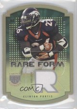 2003 Skybox LE Rare Form Silver Proof Jerseys Clinton Portis #RF-CP 0b2