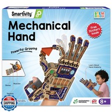 Smartivity DIY Robotic Mechanical Hand STEM Toy for Kids 8-9-10-11-12-13-14 Y