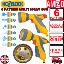 Hozelock 6 Pattern Spray Gun Adjustable Garden Hose Nozzle Watering 2684