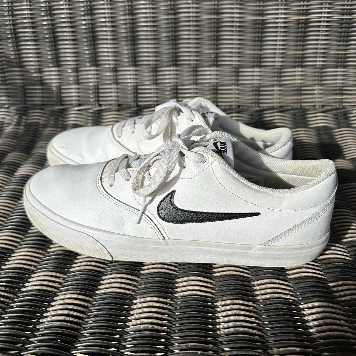 Size 11.5 - Nike Charge Premium SB White Black for sale  display picture 3