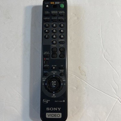Sony OEM RMT-V266 Genuine TV VCR Remote Control Black Video