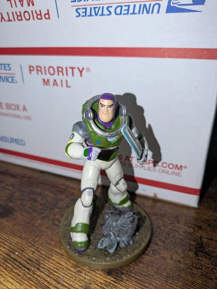 Disney Pixar Buzz Lightyear Figure Cake Topper Toy Store Kits Toys Spaceman - Image 2 of 4