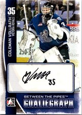 2013-14 In The Game Between the Pipes #A-CV Coleman Vollrath Goaliegraphs