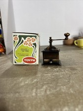 VTG New Box Toypa Spain Coffee Mill Pencil Sharper Collectable Die Cast