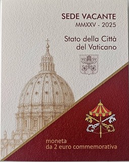 VATICANO 2 EURO 2025 SEDE VACANTE
