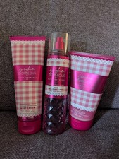 gingham gorgeous bath and body works set