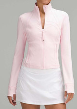 LULULEMON DEFINE JACKET CROPPED NULU STRAWBERRY MILKSHAKE 0 2 4 6 8 10 12 NWT