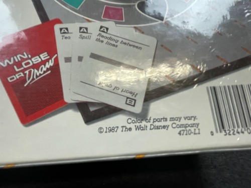 Vintage Win Lose or Draw Board Game by Milton Bradley MB 1987 New Sealed NIB - Picture 5 of 6