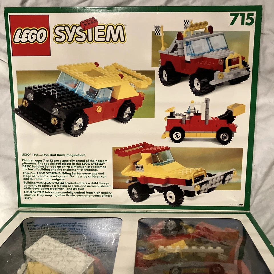 Lego 715 Basic Building Set Vintage 1990 Instructions Sealed Box - Image 4 of 4
